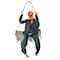 30" Animated Swinging Pumpkin Man Halloween Decoration